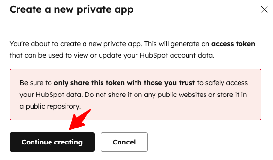 Step 8: Click Continue button